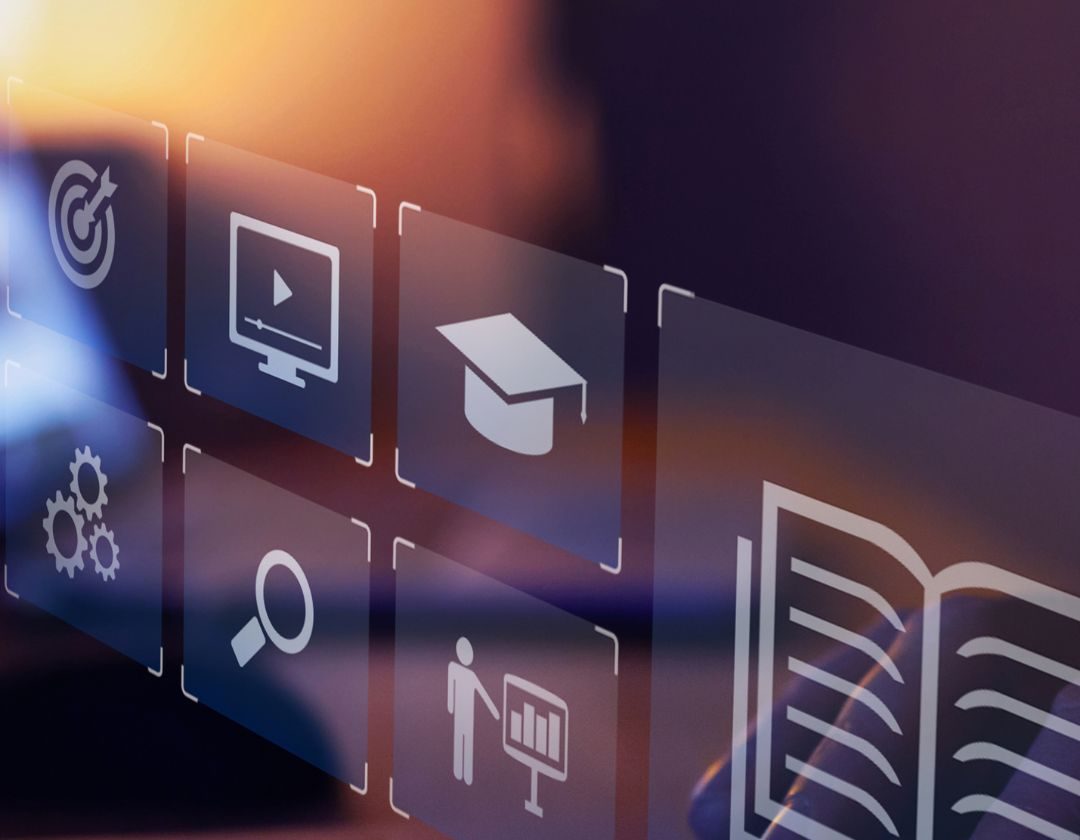 Professional executive in a modern office looking at data — digital authority strategy for high-ticket businesses